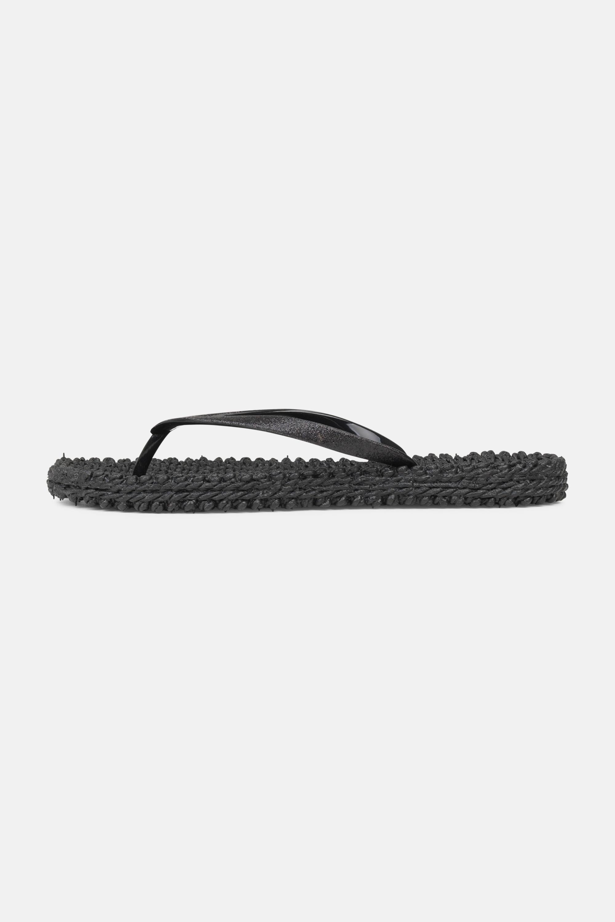Chanclas Glitter - Black